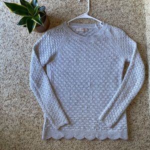 Gray LOFT Sweater